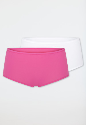 2-pack shorts pink/white - 95/5