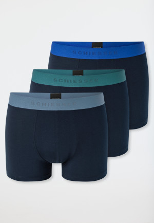3-pack shorts dark blue - 95/5