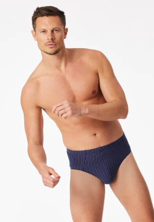 Supermini 3-pack Organic Cotton plain/ringed multi-colored - 95/5