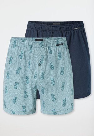 Boxer shorts 2-pack jersey plain patterned - Boxer shorts multipacks