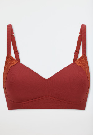 Soft bra with cup lace sienna - Unique Cotton
