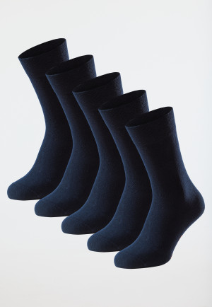 Men's socks 5-pack stay fresh midnight blue - Bluebird