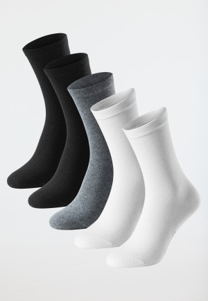 Women's socks 5-pack stay fresh multi-colored - Bluebird
