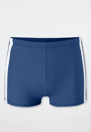 Swimming trunks jersey key pocket black - aqua