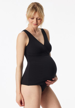 Strap top maternity underwear black - Unique Maternity