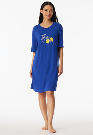 Sleep shirt short sleeve lemon royal - Casual Fashion