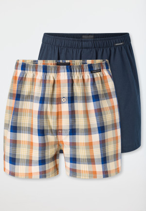 Boxer shorts 2-pack woven fabric multi-colored patterned - Boxer shorts Multipack