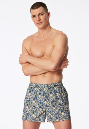 Boxer shorts 2-pack woven fabric multi-colored patterned - Boxer shorts Multipack