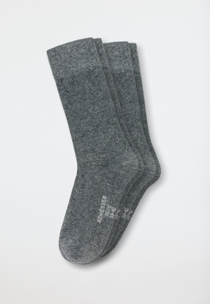 Men's socks 2-pack anthracite-mottled - 95/5