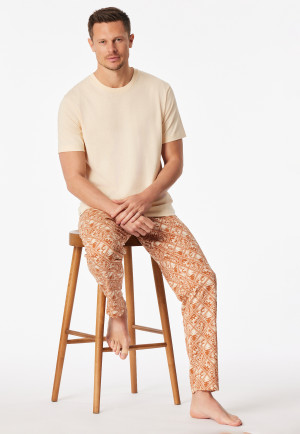 Shirt short sleeve beige - Mix+Relax
