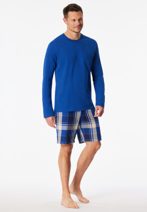 Shirt long-sleeve royal - Mix+Relax