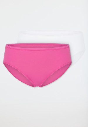 2-pack briefs white/pink - 95/5