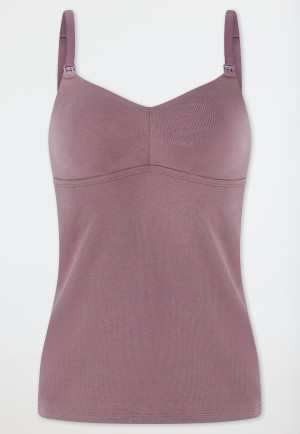 Spaghetti top maternity underwear mauve - Unique Maternity