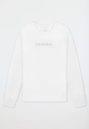 Doubleface sweatshirt white - Mix+Relax