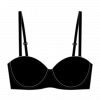 Schwarzes Icon Bandeau-BH