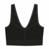 Schwarzes Icon Bustier 2 in 1